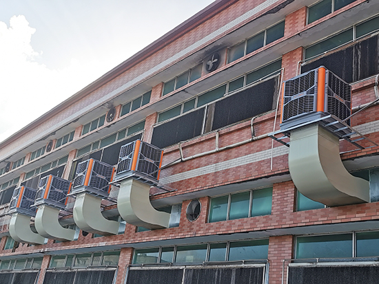 鋼構(gòu)廠房降溫解決方案