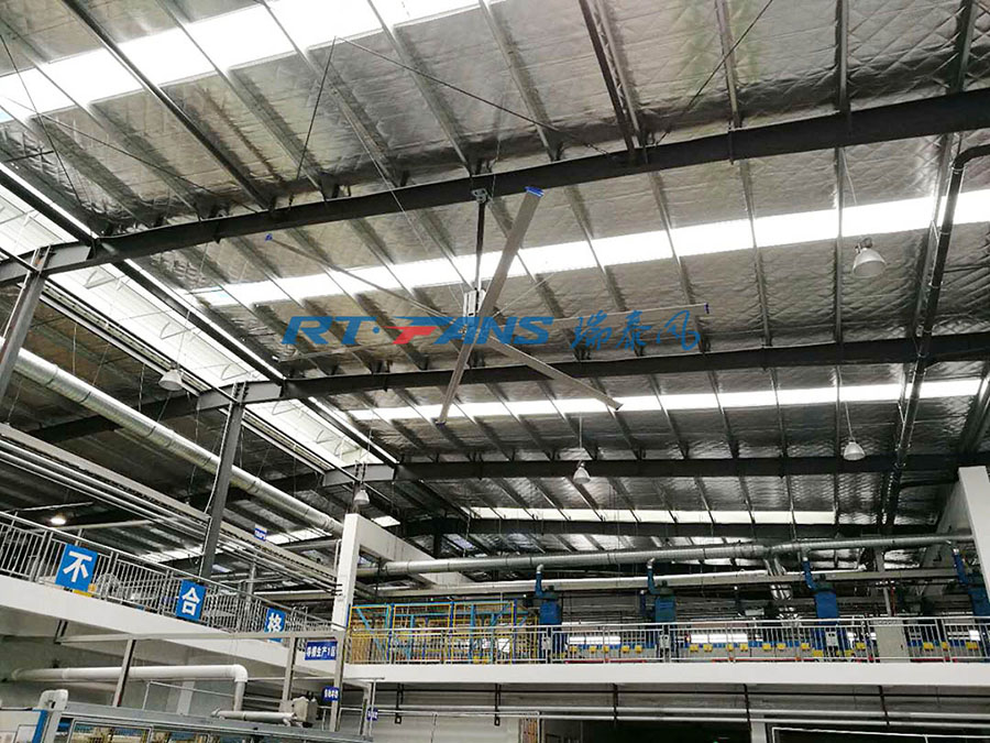 大型工業(yè)吊扇為什么更受廠房車間歡迎？