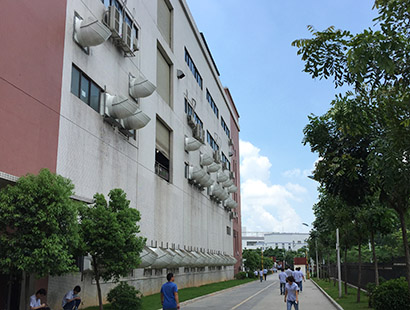 精密五金電子廠廣東長盈環(huán)?？照{安裝案例