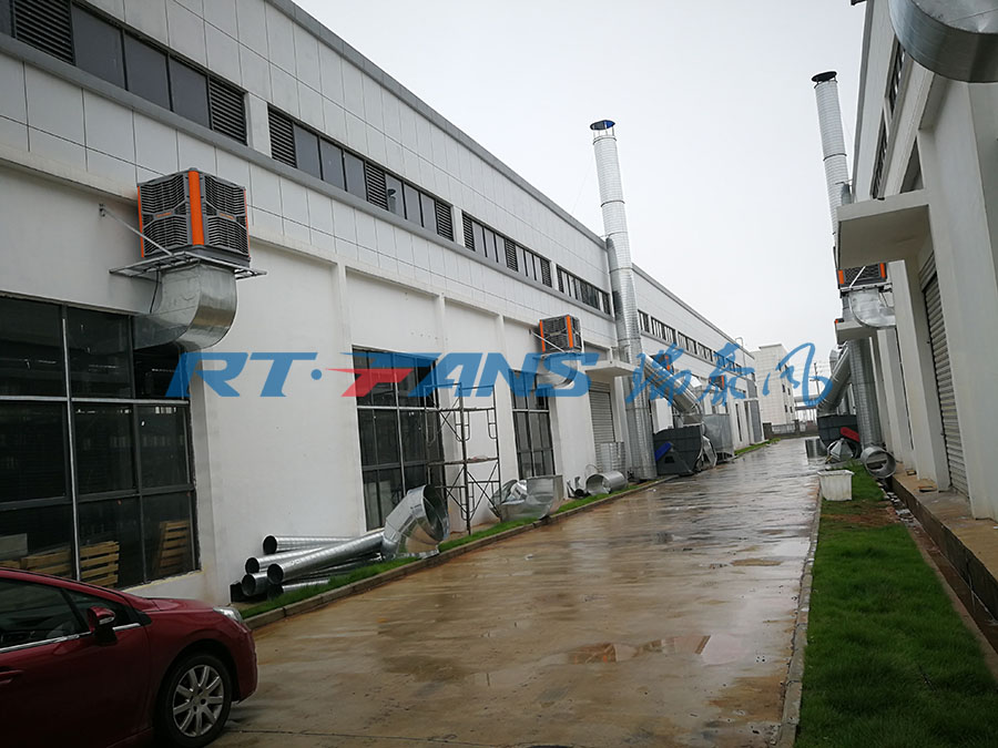 車間降溫,廠房降溫,瑞泰風環(huán)?？照{(diào)