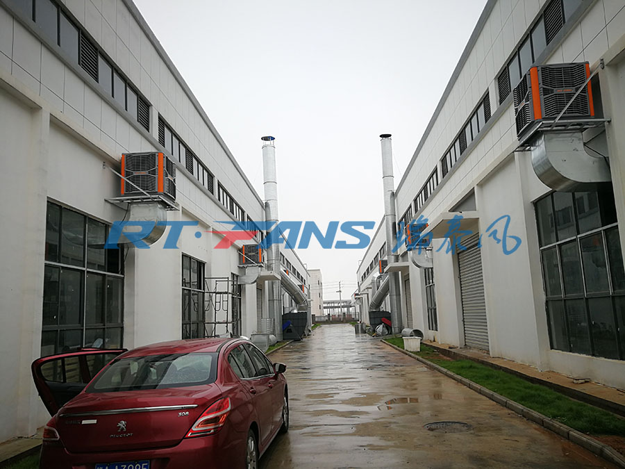 工廠降溫方案,扇機組合,冷風(fēng)機